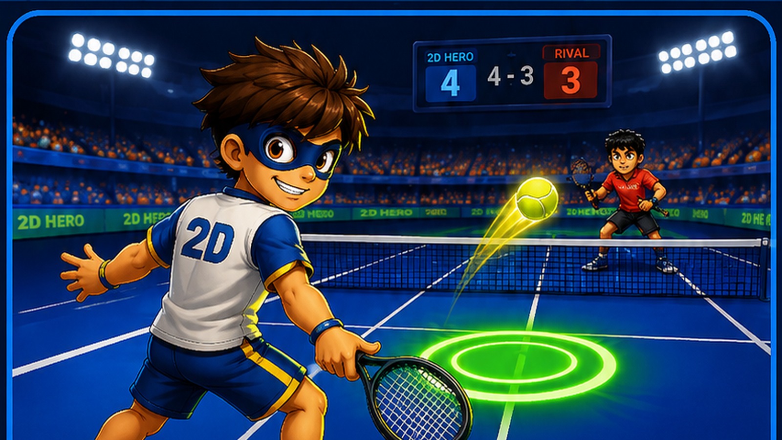 2D Hero Tap Tennis preview